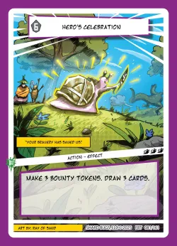 Hero's Celebration — First Bounty - 1st Edition #081/161 · Shard Bugs