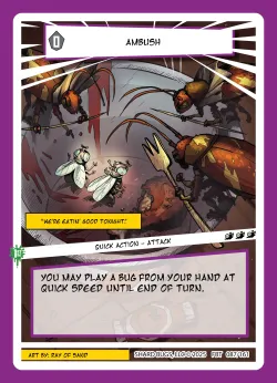 Ambush — First Bounty - 1st Edition #087/161 · Shard Bugs