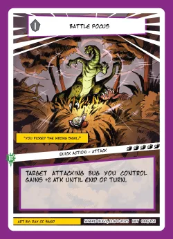 Battle Focus — First Bounty - 1st Edition #088/161 · Shard Bugs