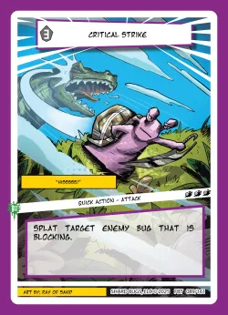 Critical Strike — First Bounty - 1st Edition #089/161 · Shard Bugs