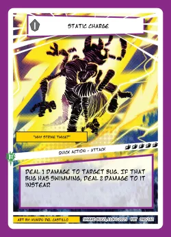 Static Charge — First Bounty - 1st Edition #090/161 · Shard Bugs