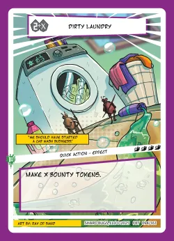 Dirty Laundry — First Bounty - 1st Edition #094/161 · Shard Bugs
