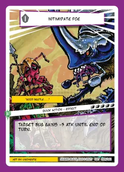 Intimidate Foe — First Bounty - 1st Edition #099/161 · Shard Bugs