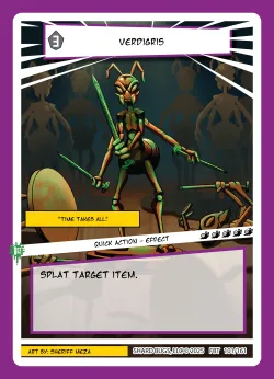 Verdigris — First Bounty - 1st Edition #101/161 · Shard Bugs