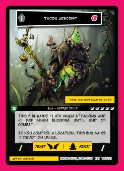 Thorn Arborist — First Bounty - 1st Edition #109/161 · Shard Bugs