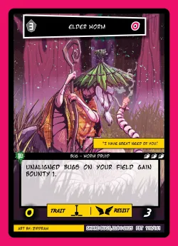 Elder Worm — First Bounty - 1st Edition #118/161 · Shard Bugs