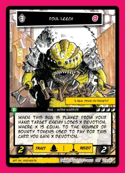 Foul Leech — First Bounty - 1st Edition #119/161 · Shard Bugs