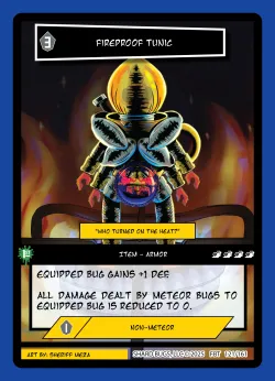 Fireproof Tunic — First Bounty - 1st Edition #121/161 · Shard Bugs