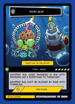 Scuba Gear — First Bounty - 1st Edition #122/161 · Shard Bugs