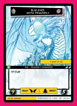 Blue Eyes, White Dragonfly 「FB1E·161/161」「EN」