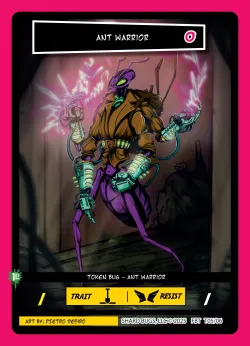 Ant Warrior [Front] — First Bounty - 1st Edition #T05/06 · Shard Bugs