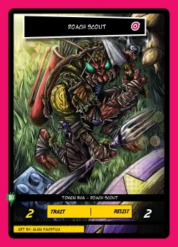 Roach Scout [Back] — First Bounty - 1st Edition #T05/06 · Shard Bugs