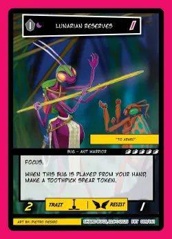 Lunarian Reserves — First Bounty - Standard Edition #009/161 · Shard Bugs