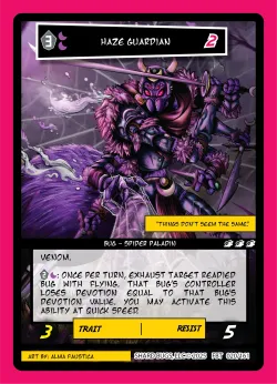 Haze Guardian — First Bounty - Standard Edition #020/161 · Shard Bugs