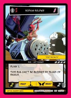 Sodium Soldier — First Bounty - Standard Edition #035/161 · Shard Bugs