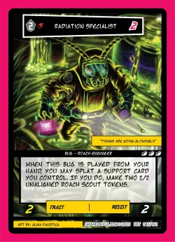 Radiation Specialist — First Bounty - Standard Edition #045/161 · Shard Bugs