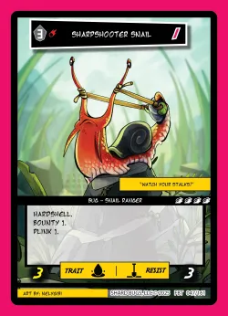 Sharpshooter Snail — First Bounty - Standard Edition #047/161 · Shard Bugs