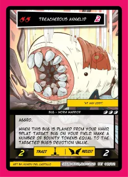 Treacherous Annelid — First Bounty - Standard Edition #049/161 · Shard Bugs