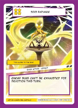 Sol's Radiance — First Bounty - Standard Edition #058/161 · Shard Bugs