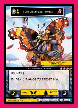 Tortoiseshell Hunter — First Bounty - Standard Edition #066/161 · Shard Bugs