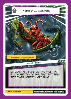 Torrential Downpour — First Bounty - Standard Edition #085/161 · Shard Bugs