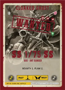 Cloaked Ghost (Serialized) — First Bounty - Standard Edition #102/161 · Shard Bugs