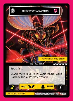 Unsavory Mercenary — First Bounty - Standard Edition #108/161 · Shard Bugs
