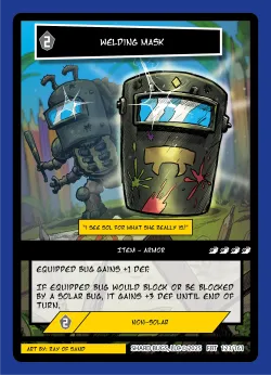 Welding Mask — First Bounty - Standard Edition #123/161 · Shard Bugs