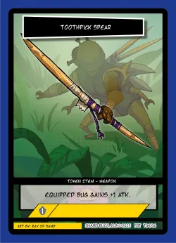 Toothpick Spear [Front] — First Bounty - Standard Edition #T04/07 · Shard Bugs