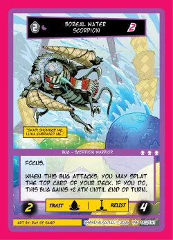 Boreal Water Scorpion — Infestation #002/161 · Shard Bugs