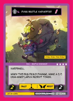 Dung Beetle Harvester — Infestation #008/161 · Shard Bugs