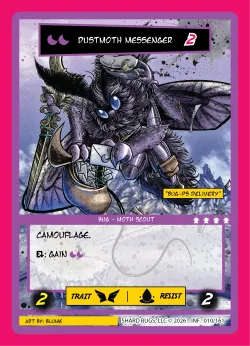 Dustmoth Messenger — Infestation #010/161 · Shard Bugs