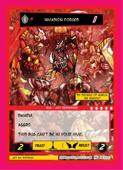 Invasion Forces — Infestation #043/161 · Shard Bugs