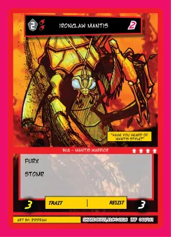 Ironclaw Mantis — Infestation #044/161 · Shard Bugs