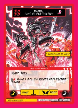 Mabua, Hand of Destruction — Infestation #046/161 · Shard Bugs