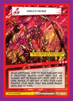 Mabua's Decree — Infestation #047/161 · Shard Bugs