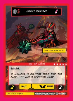 Mabua's Devoted — Infestation #048/161 · Shard Bugs