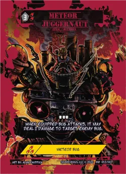 Meteor Juggernaut (Serialized) — Infestation #051/161 · Shard Bugs