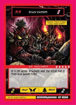 Roach Raider — Infestation #058/161 · Shard Bugs