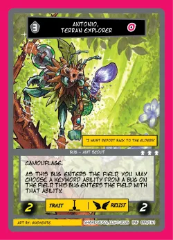 Antonio, Terran Explorer — Infestation #099/161 · Shard Bugs