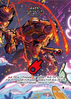 Mars, Raging Fury (Alt Art) 「I·163/161」「EN」 (Alternate Art)