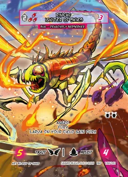 Rinfaf, Igniter of Skies (Alt Art) 「I·166/161」「EN」 (Alternate Art)