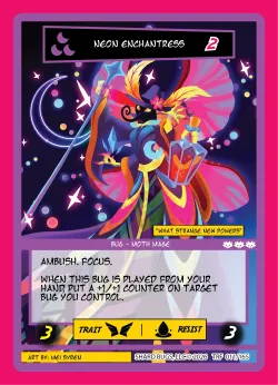 Neon Enchantress — Terraform #011/165 · Shard Bugs