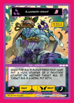 Blackberry Bishop — Terraform #023/165 · Shard Bugs
