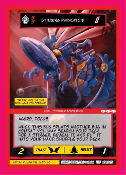 Stinging Parasitoid — Terraform #050/165 · Shard Bugs