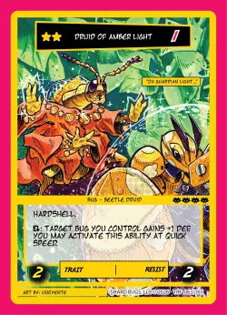 Druid of Amber Light — Terraform #063/165 · Shard Bugs