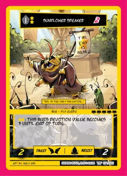 Sunflower Speaker — Terraform #071/165 · Shard Bugs