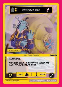 Decorated Hero — Terraform #076/165 · Shard Bugs