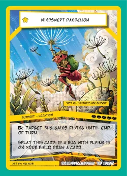 Windswept Dandelion — Terraform #081/165 · Shard Bugs