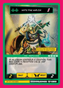 White Pine Warlock — Terraform #087/165 · Shard Bugs